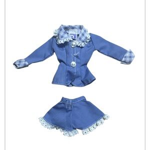 Vintage 1994 Barbie Doll Picnic Pretty Fashion Shorts & Top